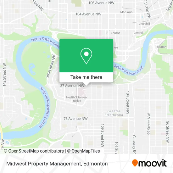 Midwest Property Management map