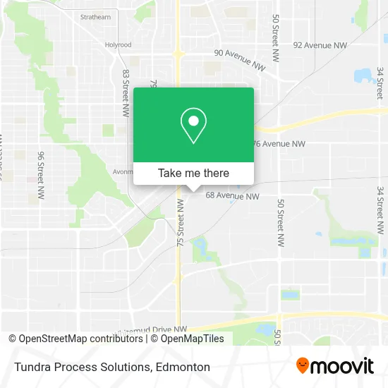 Tundra Process Solutions map