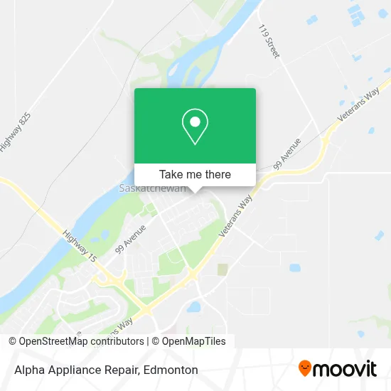 Alpha Appliance Repair map