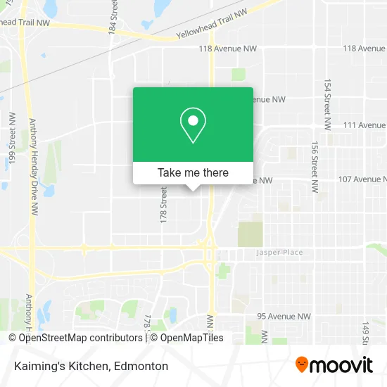 Kaiming's Kitchen map