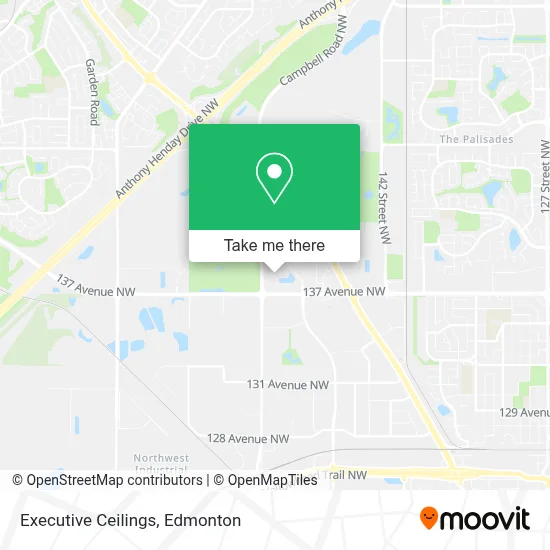 Executive Ceilings map