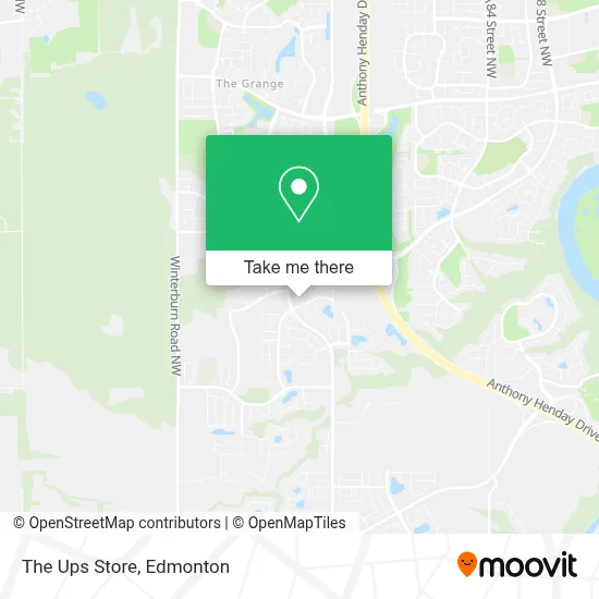 The Ups Store map