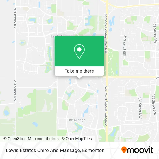 Lewis Estates Chiro And Massage map