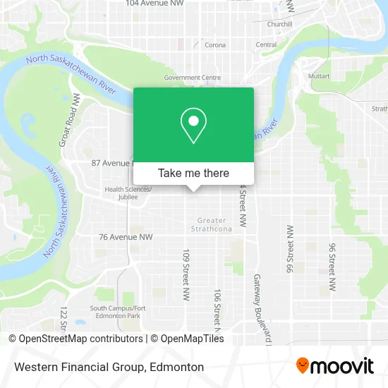 Western Financial Group map