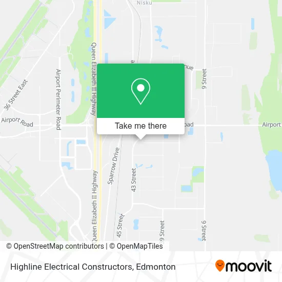 Highline Electrical Constructors map