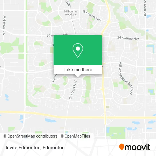 Invite Edmonton map