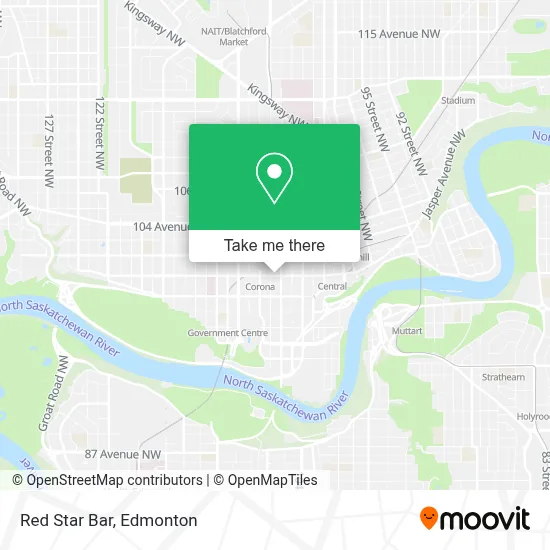 Red Star Bar map