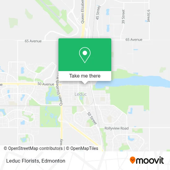 Leduc Florists map