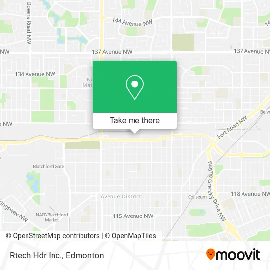 Rtech Hdr Inc. map