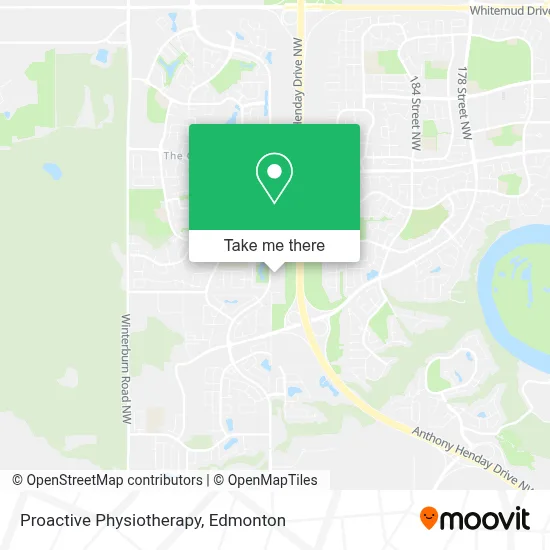Proactive Physiotherapy map