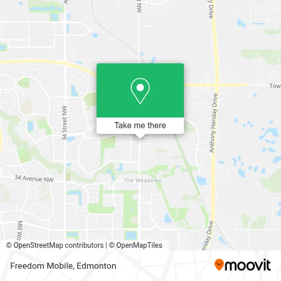 Freedom Mobile map