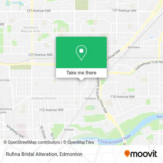 Rufina Bridal Alteration map