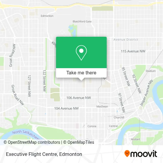 Executive Flight Centre map