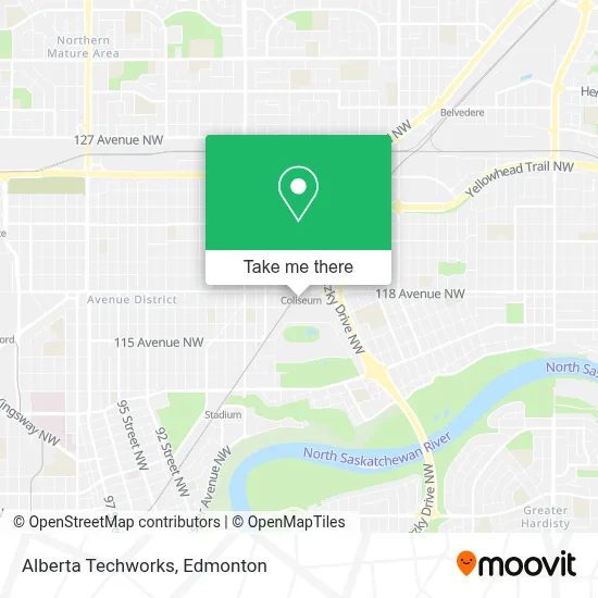 Alberta Techworks map