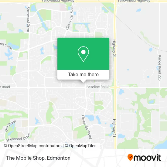 The Mobile Shop map