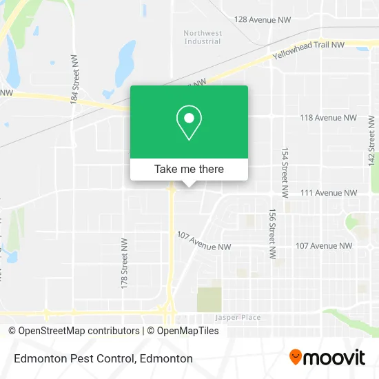 Edmonton Pest Control map