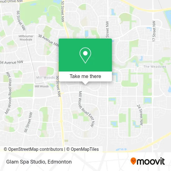 Glam Spa Studio map