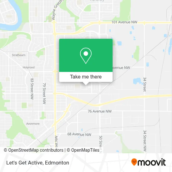 Let's Get Active map