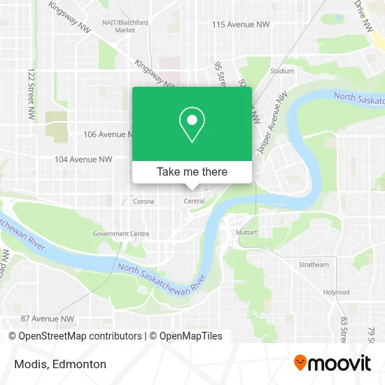 Modis map