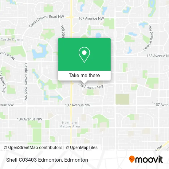 Shell C03403 Edmonton map