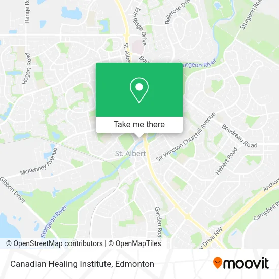 Canadian Healing Institute map