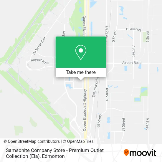 Samsonite Company Store - Premium Outlet Collection (Eia) map