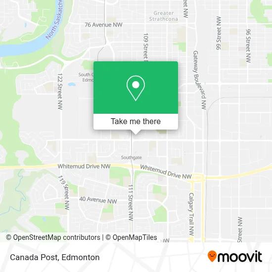 Canada Post map