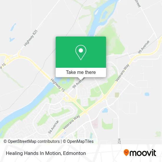 Healing Hands In Motion map