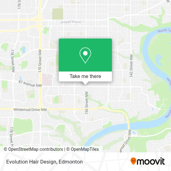 Evolution Hair Design map