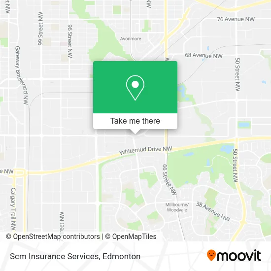 Scm Insurance Services map