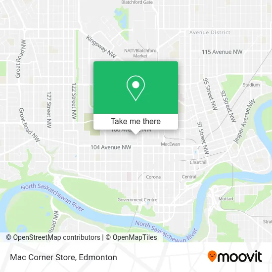 Mac Corner Store map