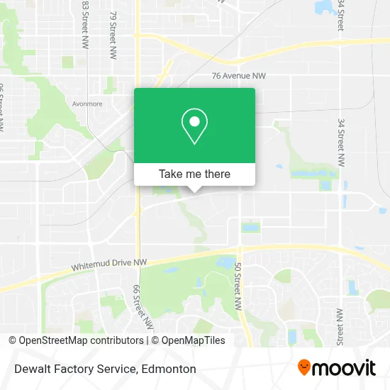 Dewalt Factory Service map