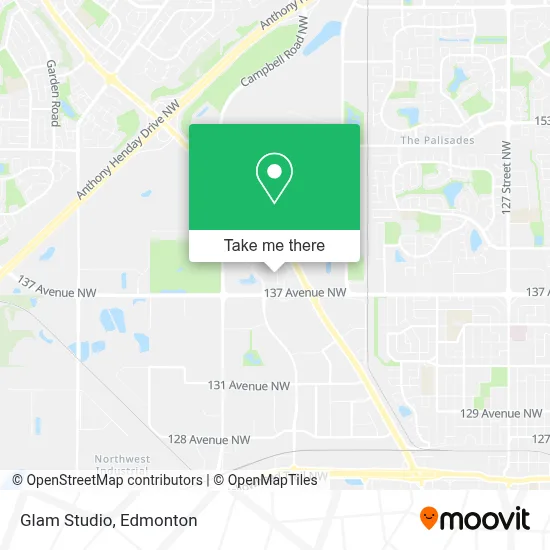 Glam Studio map