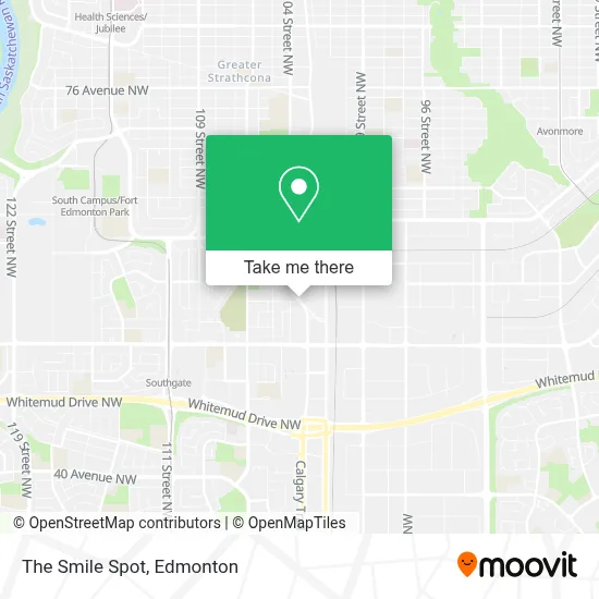 The Smile Spot map