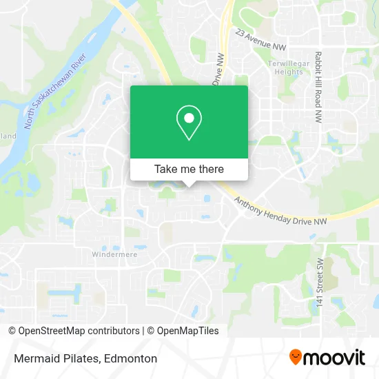 Mermaid Pilates map