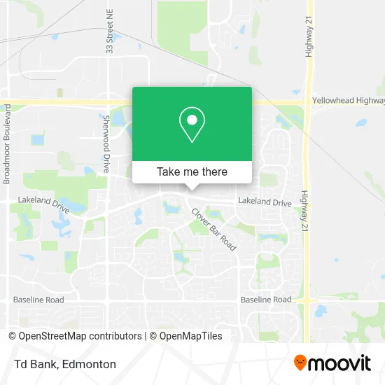 Td Bank map