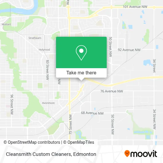Cleansmith Custom Cleaners map