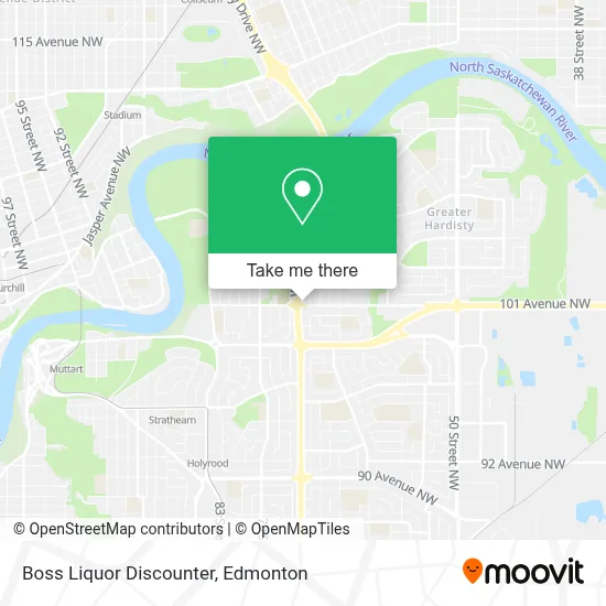 Boss Liquor Discounter map