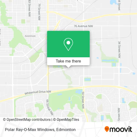 Polar Ray-O-Max Windows map