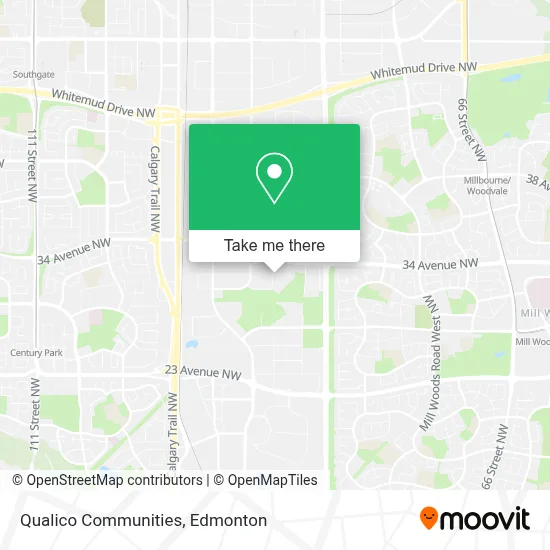 Qualico Communities map