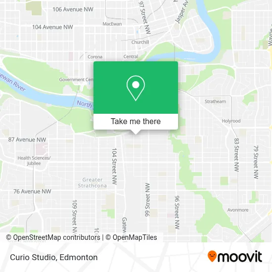 Curio Studio map