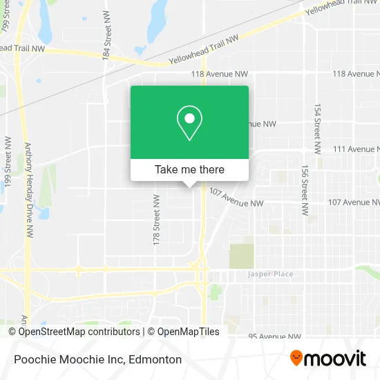 Poochie Moochie Inc map