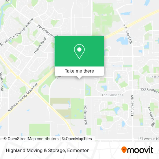 Highland Moving & Storage map
