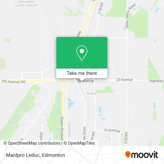 Maidpro Leduc map