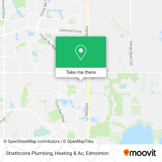 Strathcona Plumbing, Heating & Ac map