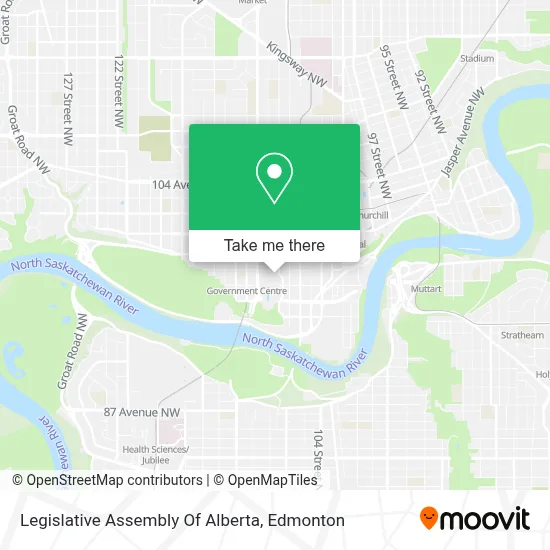 Legislative Assembly Of Alberta map