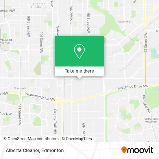 Alberta Cleaner map