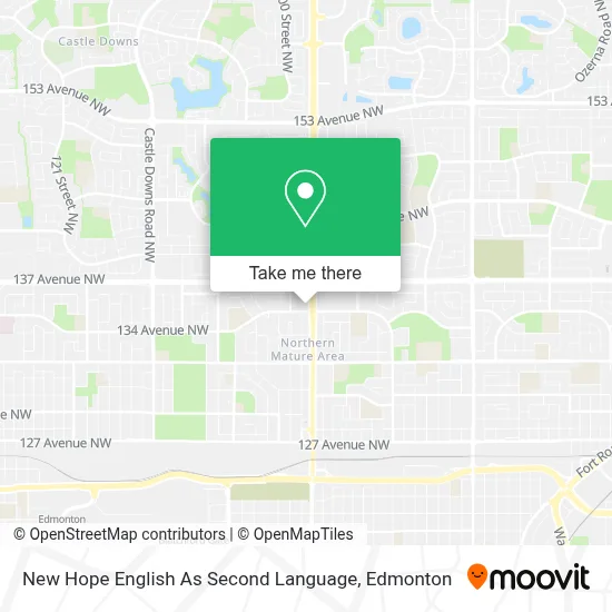 New Hope English As Second Language map