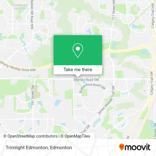 Trimlight Edmonton map