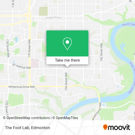 The Foot Lab map